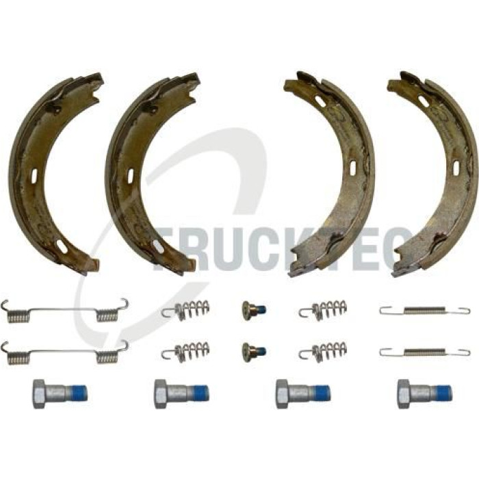 TRUCKTEC AUTOMOTIVE Bremsbackensatz, Feststellbremse 02.35.008 TRUCKTEC AUTOMOTIVE Bremsbackensatz, Feststellbremse 02.35.008