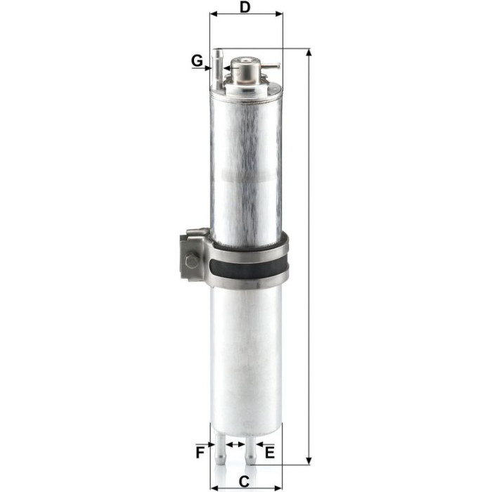 MANN-FILTER Kraftstofffilter WK 532/2 MANN-FILTER Kraftstofffilter WK 532/2