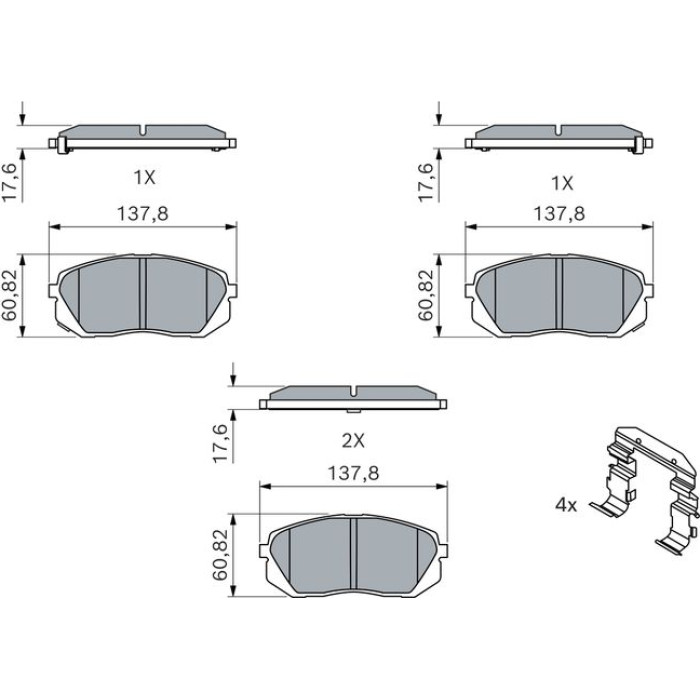 0 986 494 559 Bosch Bremsbelagsatz 0 986 494 559 0 986 494 559 Bosch Bremsbelagsatz 0 986 494 559