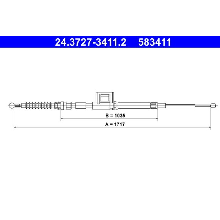 ATE Bremsscheibe 24.3727-3411.2