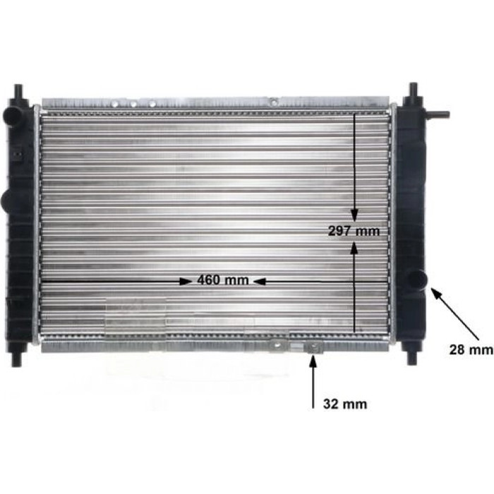 MAHLE Kühler, Motorkühlung CR 129 000S MAHLE Kühler, Motorkühlung CR 129 000S