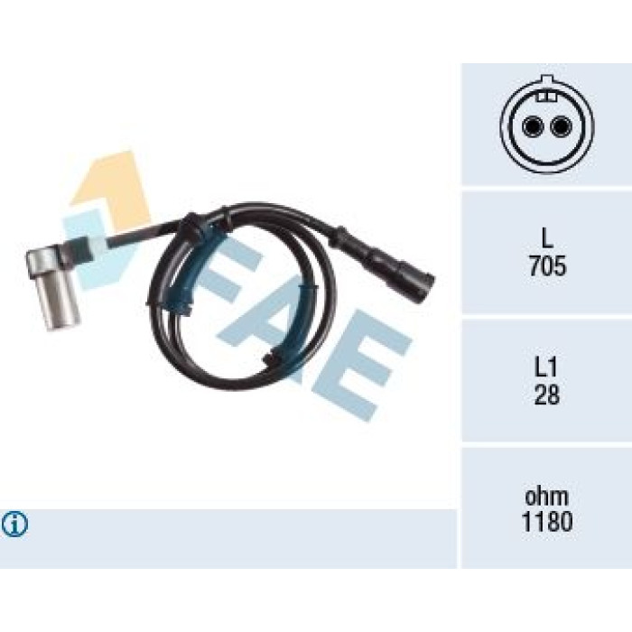 FAE Sensor, Raddrehzahl 78128 FAE Sensor, Raddrehzahl 78128