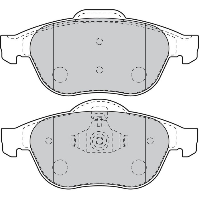 Valeo Bremsbelagsatz 598993 Valeo Bremsbelagsatz 598993