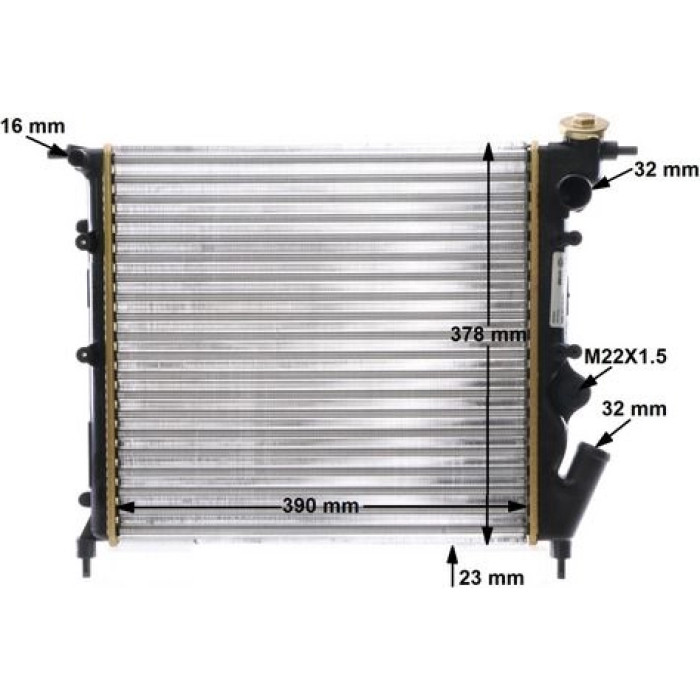 MAHLE Kühler, Motorkühlung CR 642 000S MAHLE Kühler, Motorkühlung CR 642 000S