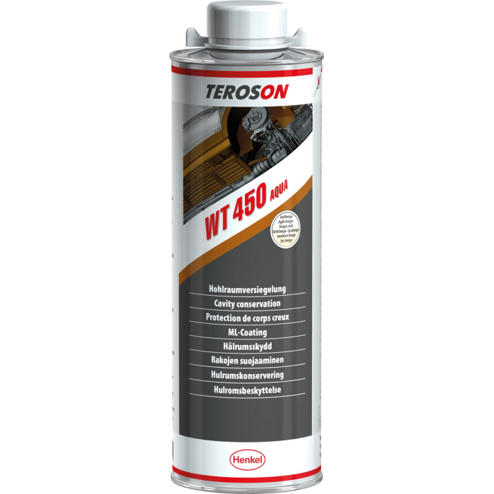 TEROSON WT 450 AQUA Hohlraumversiegelung 1 Liter Beige – wasserbasierter Korrosionsschutz – 1335488 TEROSON WT 450 AQUA Hohlraumversiegelung 1 Liter Beige – wasserbasierter Korrosionsschutz – 1335488