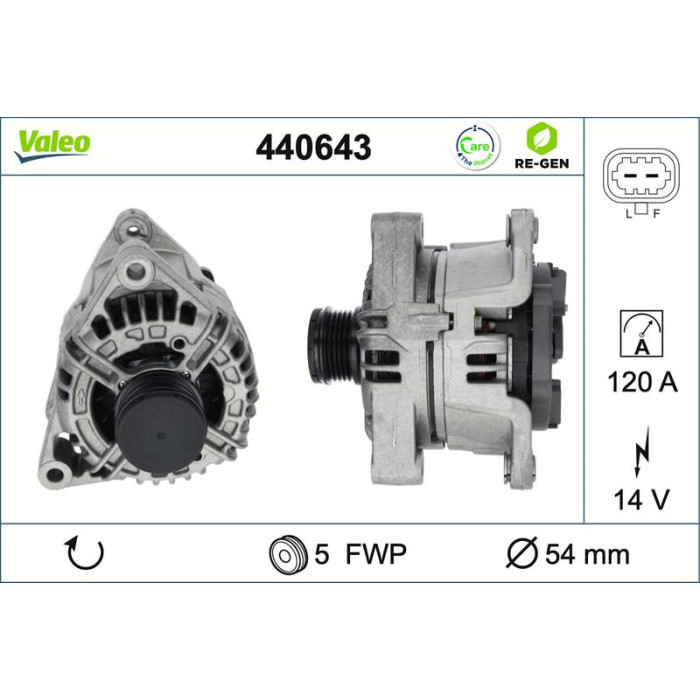 Valeo Lichtmaschine 440643