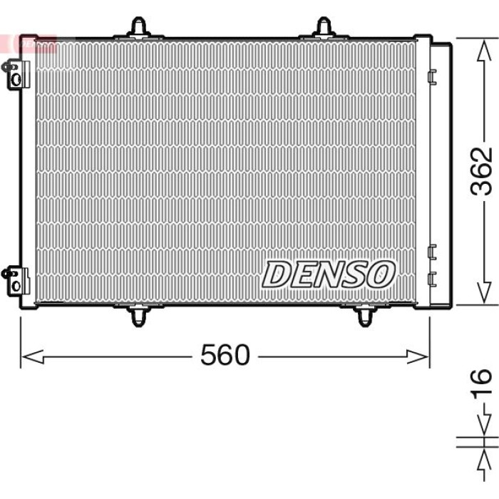 Denso Klimakondensator DCN07061 Denso Klimakondensator DCN07061