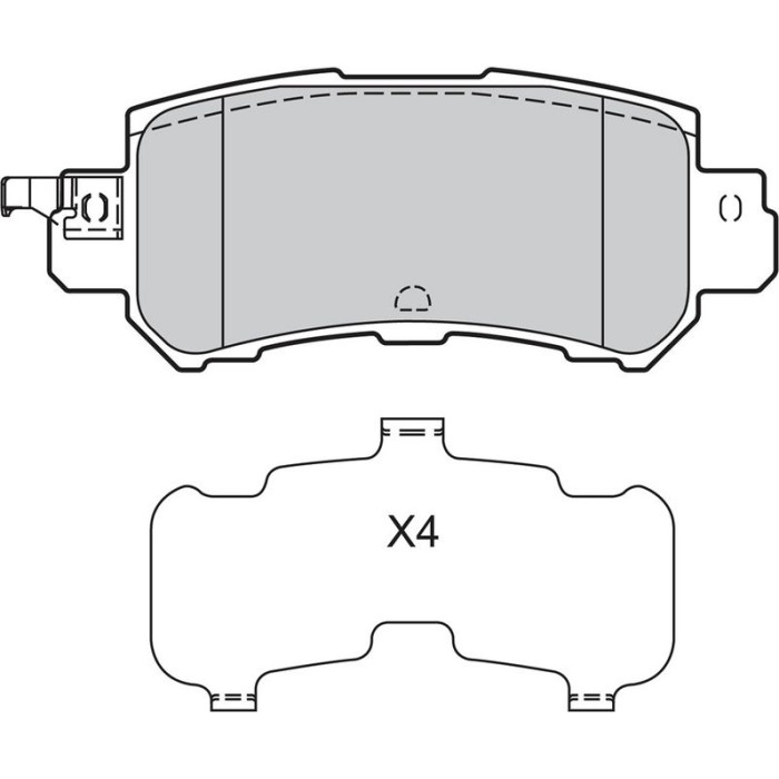 Valeo Bremsbelagsatz 601355