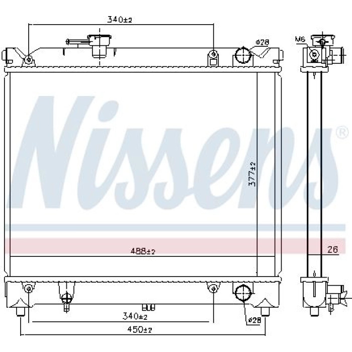Nissens Wasserkühler PKW 64079 Nissens Wasserkühler PKW 64079