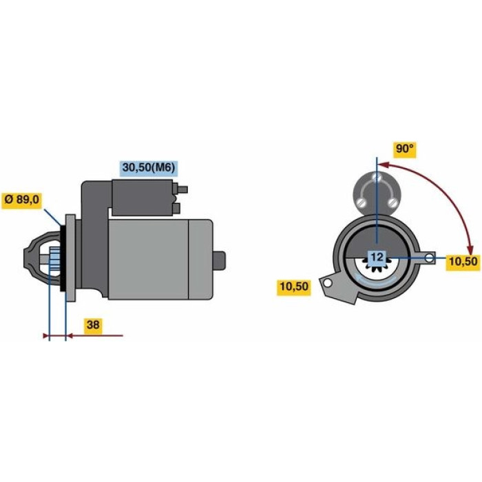 Bosch Anlasser 0001139023