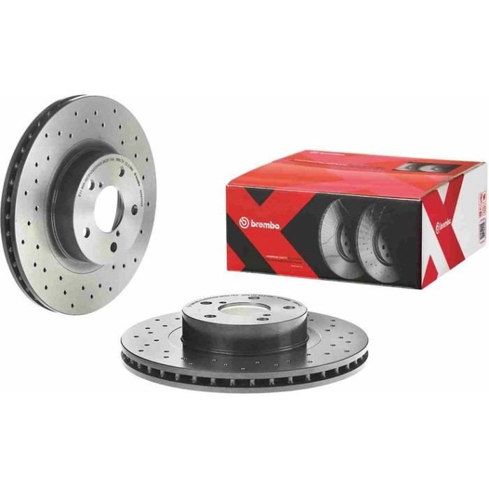 Brembo Bremsscheibe Vorderachse Xtra 09.5674.2X Brembo Bremsscheibe Vorderachse Xtra 09.5674.2X