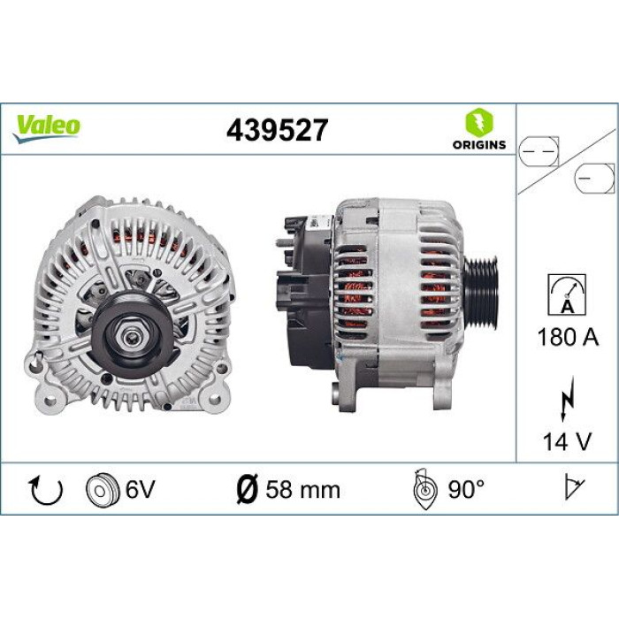 439527 Valeo Lichtmaschine 439527 439527 Valeo Lichtmaschine 439527