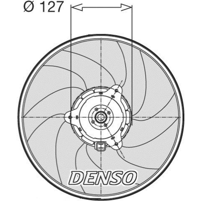 Denso Kühlerlüfter DER21003 Denso Kühlerlüfter DER21003