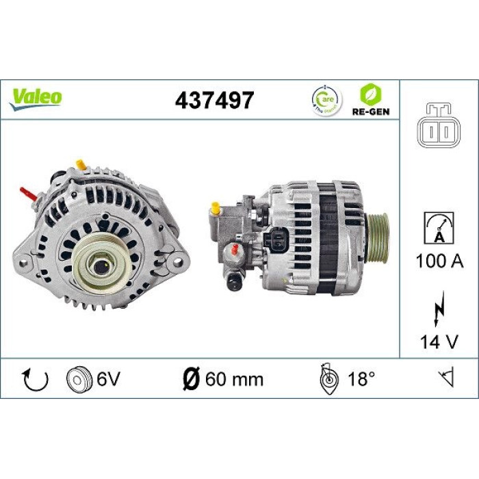 Valeo Lichtmaschine 437497