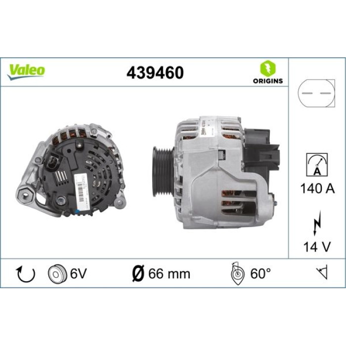 Valeo Lichtmaschine 439460 Valeo Lichtmaschine 439460