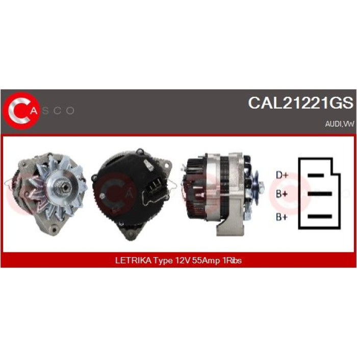 CASCO Generator CAL21221GS CASCO Generator CAL21221GS
