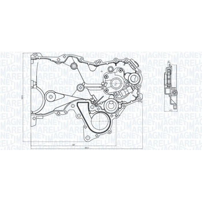 Magneti Marelli Ölpumpe 351516000104 Magneti Marelli Ölpumpe 351516000104