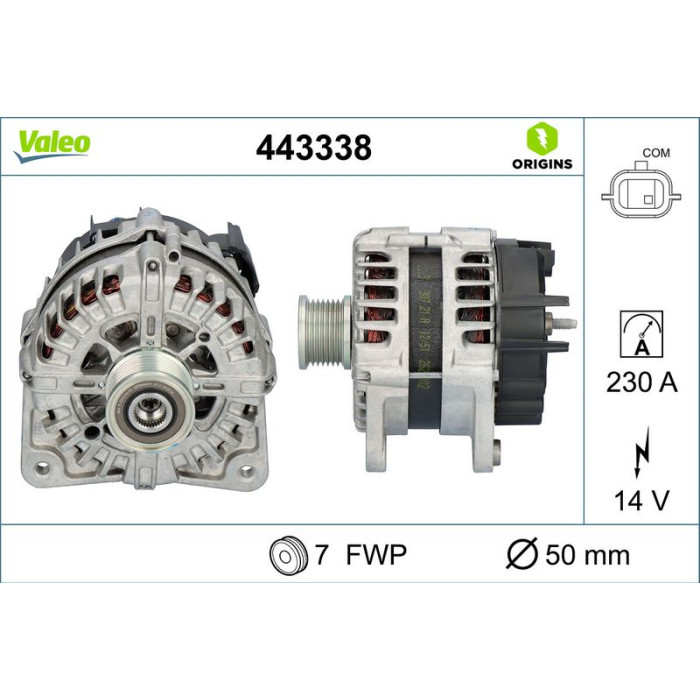 Valeo Lichtmaschine 443338 Valeo Lichtmaschine 443338