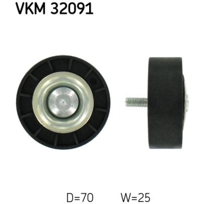 SKF Keilrippenriemen-Spannrolle VKM 32091 SKF Keilrippenriemen-Spannrolle VKM 32091