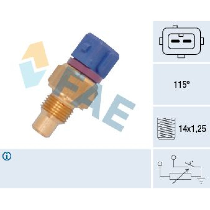 FAE Sensor, Kühlmitteltemperatur 34435 FAE Sensor, Kühlmitteltemperatur 34435