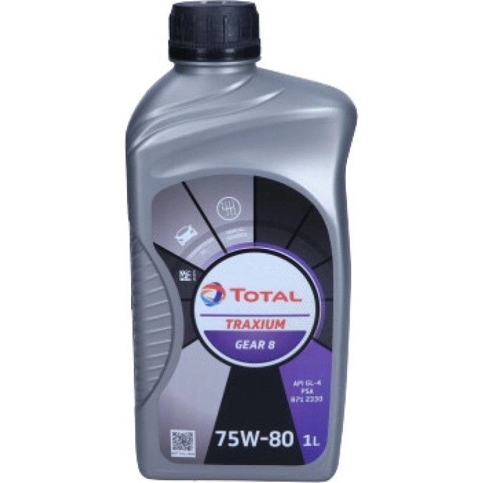 Total Traxium Gear 8 75W-80 1 Liter 2214082 Total Traxium Gear 8 75W-80 1 Liter 2214082