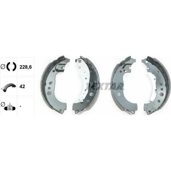 Textar Bremsbackensatz 91081700 Textar Bremsbackensatz 91081700
