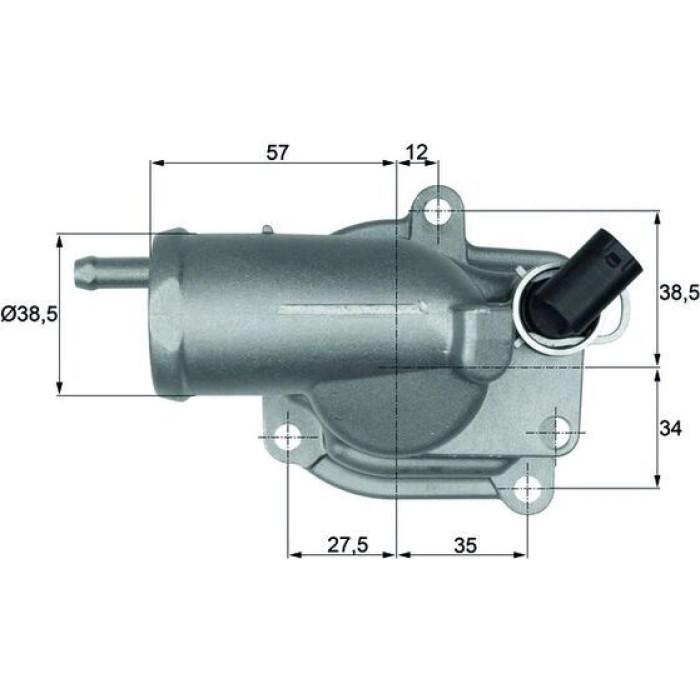Thermostat, Kühlmittel TH 10 87