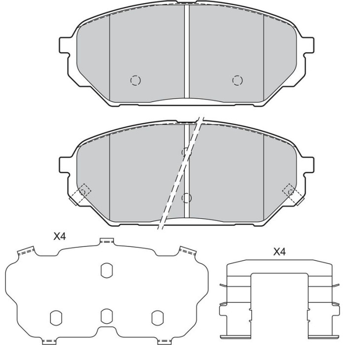 Valeo Bremsbelagsatz 601308