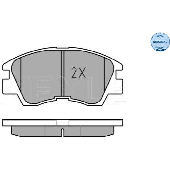 MEYLE Bremsbelagsatz Mitsubishi L200/L300/L400/Pajero 84-13 Mit Sensor 025 213 7316/W