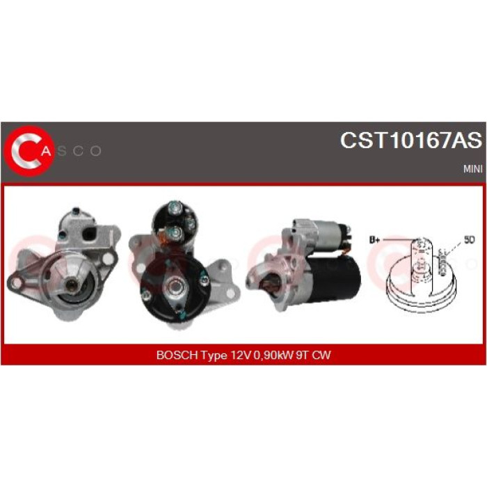 CASCO Anlasser CST10167AS CASCO Anlasser CST10167AS