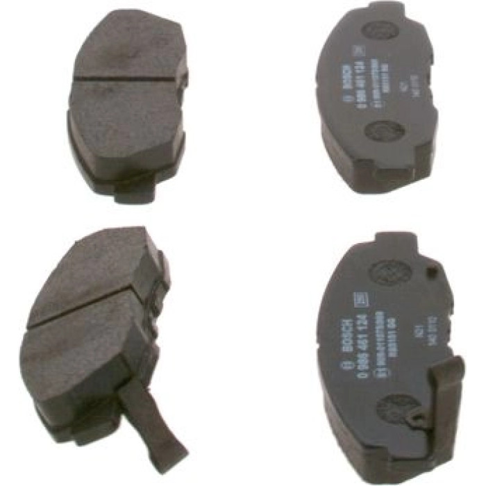 Bosch Bremsbelagsatz 0 986 461 124 Bosch Bremsbelagsatz 0 986 461 124