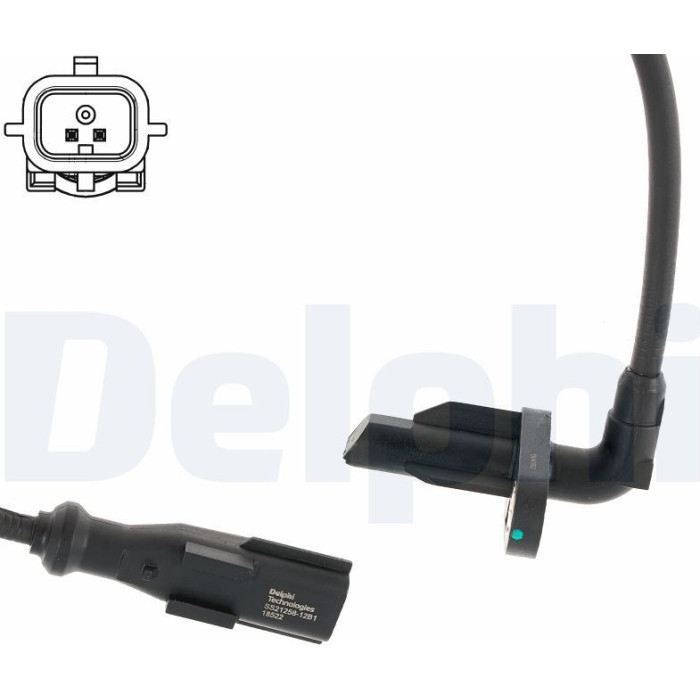 Delphi ABS-Sensor SS21258-12B1 Delphi ABS-Sensor SS21258-12B1