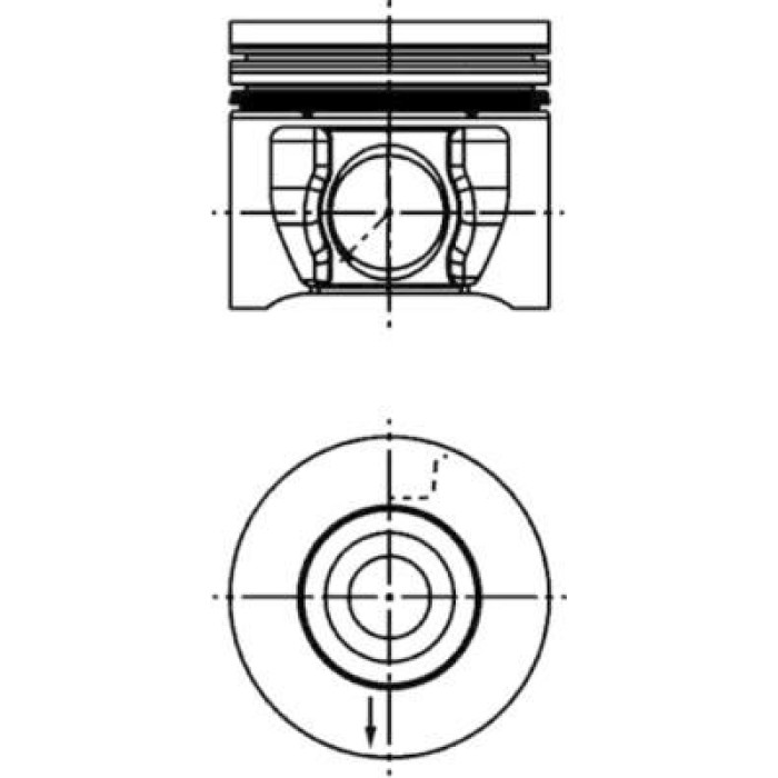 Kolben 40830600 Kolben 40830600