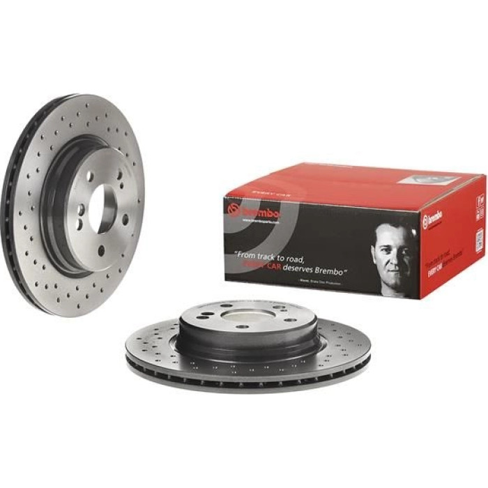 Brembo Bremsscheibe Hinterachse 09.A742.31 Brembo Bremsscheibe Hinterachse 09.A742.31