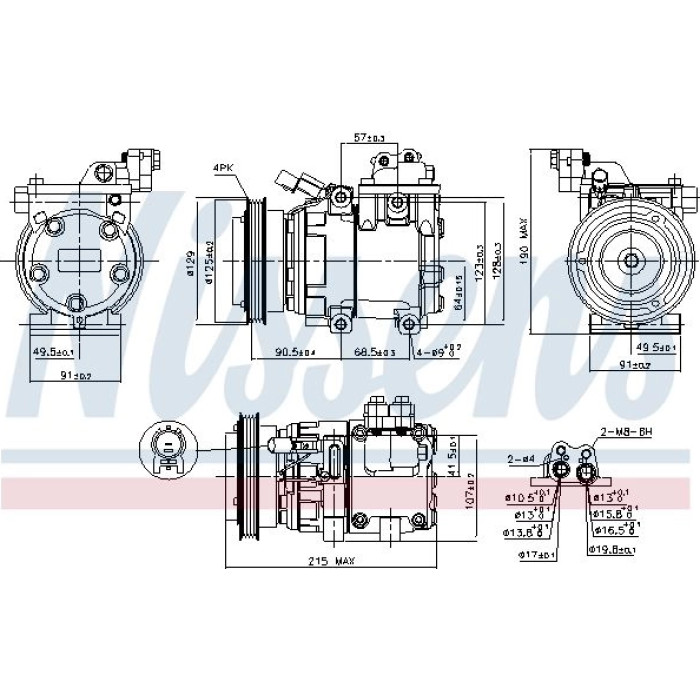 Nissens Klimakompressor PKW 89085 Nissens Klimakompressor PKW 89085