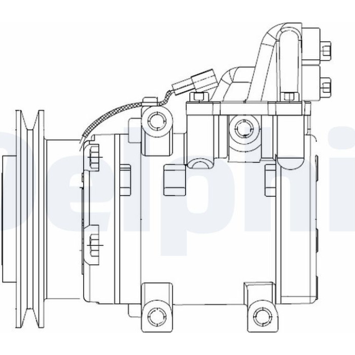 Delphi Kompressor CS20524 Delphi Kompressor CS20524