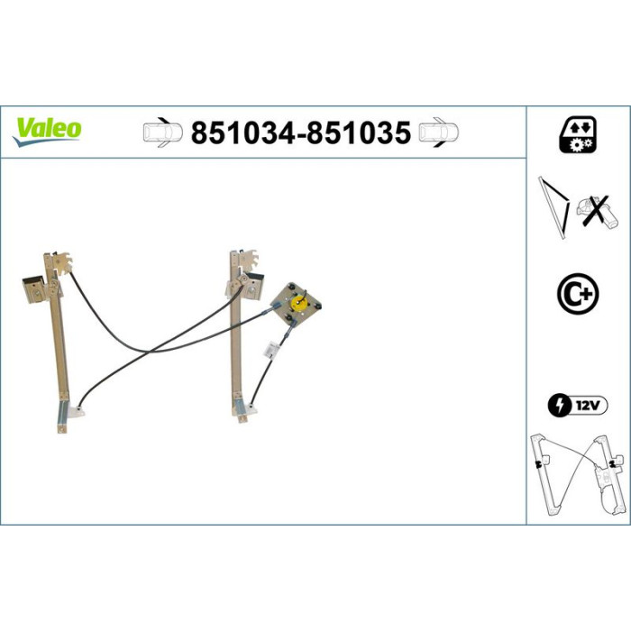 Valeo Fensterheber 851034