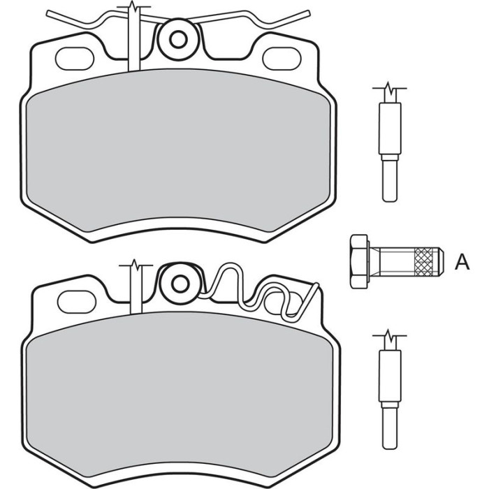 Valeo Bremsbelagsatz 598714 Valeo Bremsbelagsatz 598714