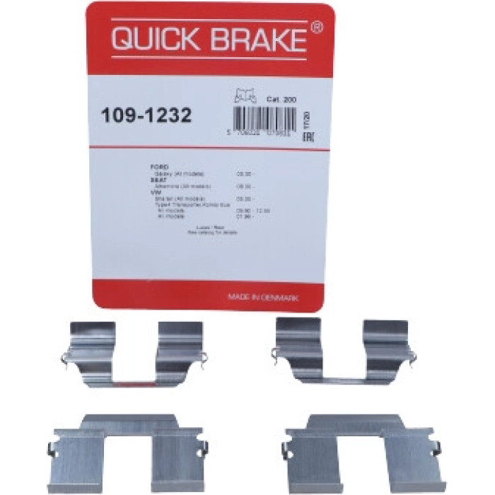 Quick Brake Zubehörsatz für Scheibenbremsbeläge 109-1232 Quick Brake Zubehörsatz für Scheibenbremsbeläge 109-1232