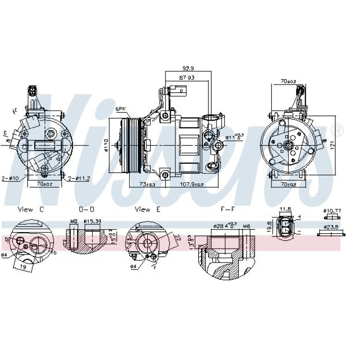 Nissens Klimakompressor PKW 891034