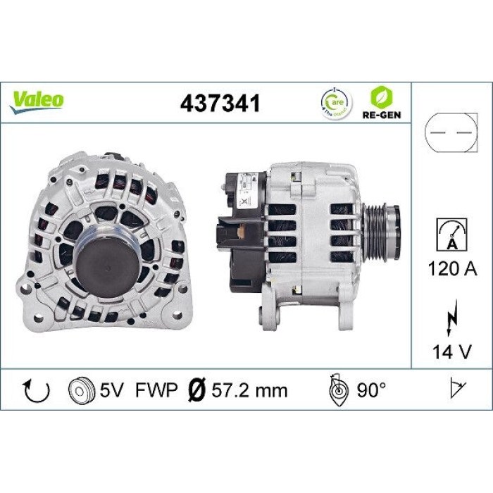 Valeo Lichtmaschine 437341 Valeo Lichtmaschine 437341