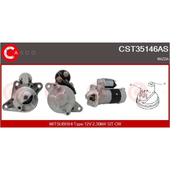 CASCO Anlasser CST35146AS CASCO Anlasser CST35146AS