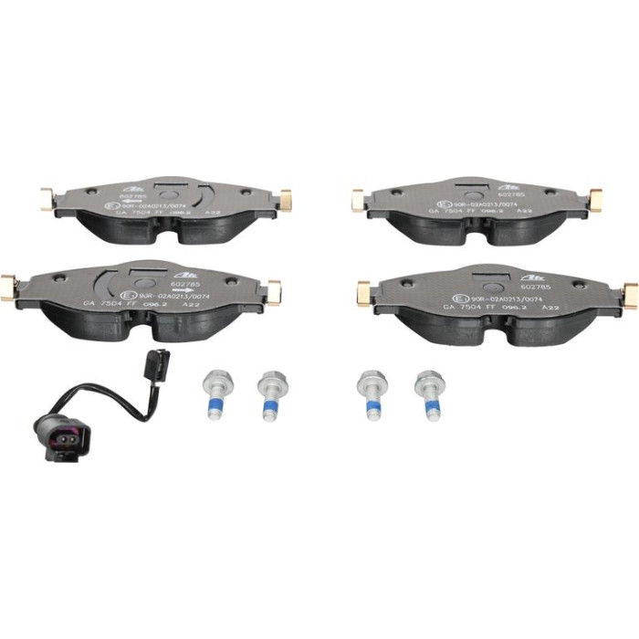 ATE Bremsbelagsatz VW Vorderachse Golf/Passat/Tiguan/Touran 12 13.0460-2785.2 ATE Bremsbelagsatz VW Vorderachse Golf/Passat/Tiguan/Touran 12 13.0460-2785.2