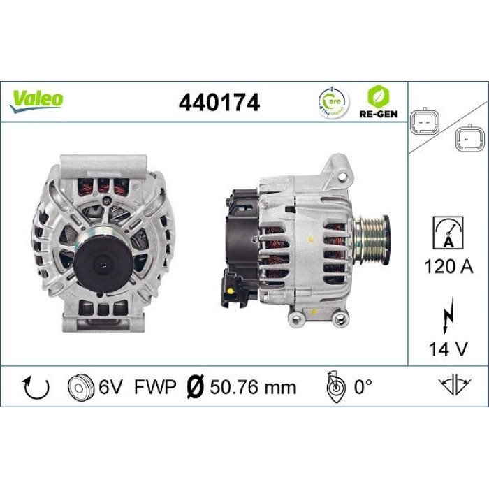 Valeo Lichtmaschine 440174 Valeo Lichtmaschine 440174