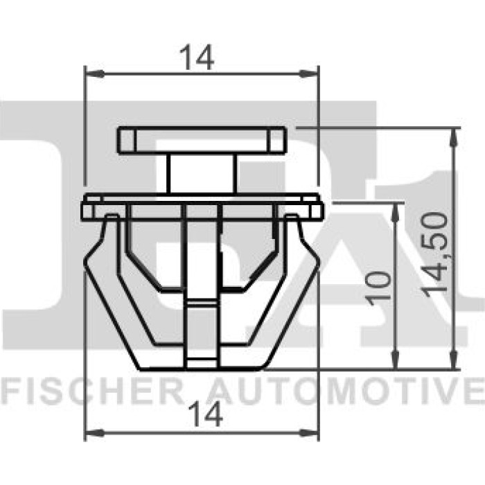 FA1 Befestigungsclip Zier-/Schutzleiste 89-40003.10 FA1 Befestigungsclip Zier-/Schutzleiste 89-40003.10
