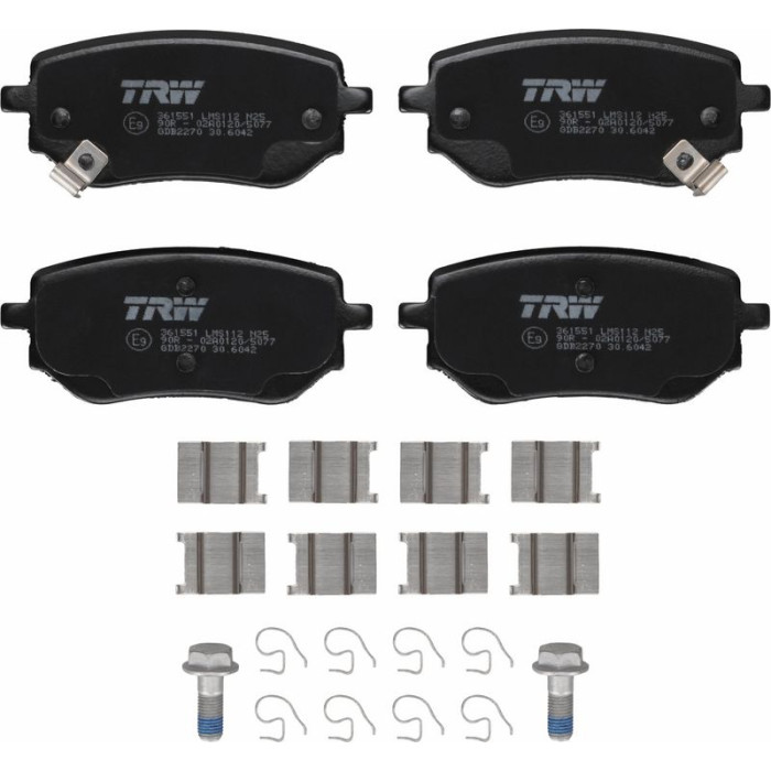 TRW Bremsbeläge GDB2270
