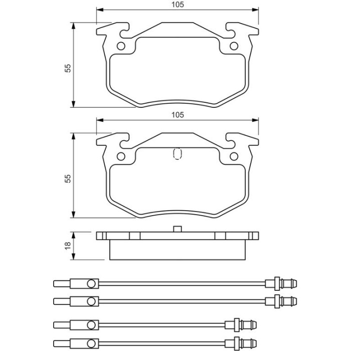 0 986 466 350 Bosch Bremsbelagsatz 0 986 466 350 0 986 466 350 Bosch Bremsbelagsatz 0 986 466 350