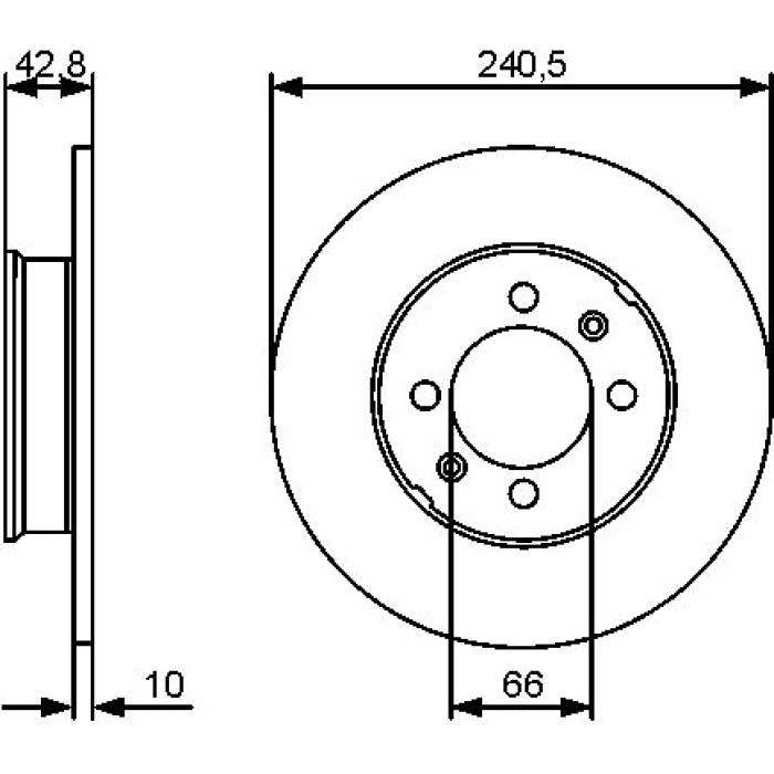 Bosch Bremsscheibe 0 986 479 478