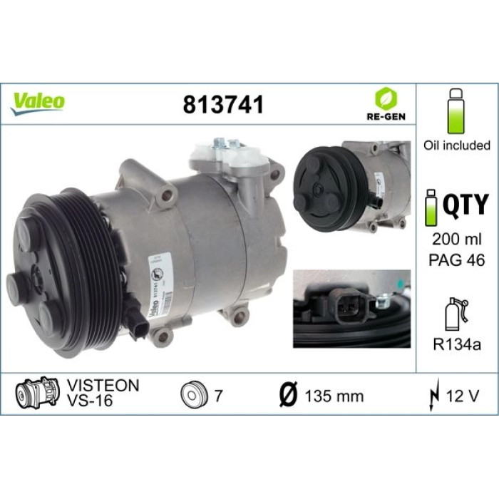Valeo Kompressor 813741 Valeo Kompressor 813741