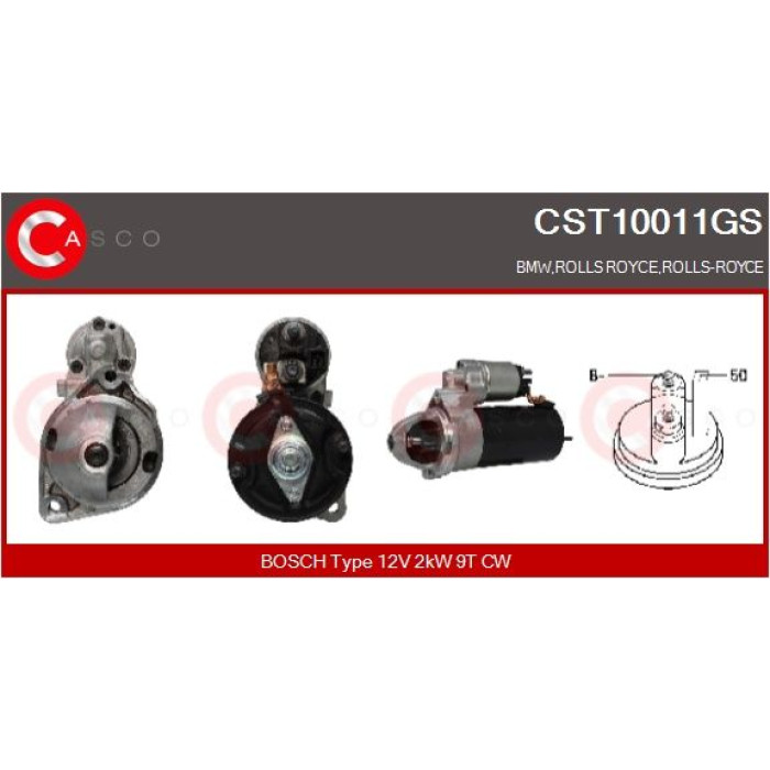 CASCO Anlasser CST10011GS CASCO Anlasser CST10011GS